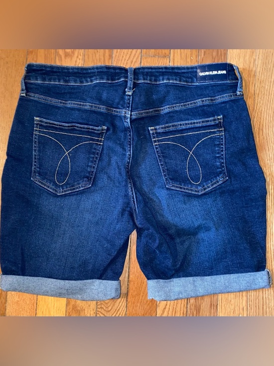 Calvin Klein Pants - Calvin Klein Jeans shorts women’s size 12 stretch Blue  Jeans
